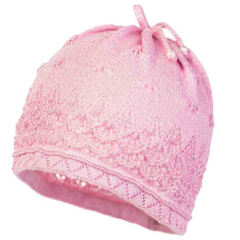 Jamiks czapka dziewczęca BONNIE JWA035-3 kolor róż -  - #tag1# - #tag2# - #tag3# - #tag4#