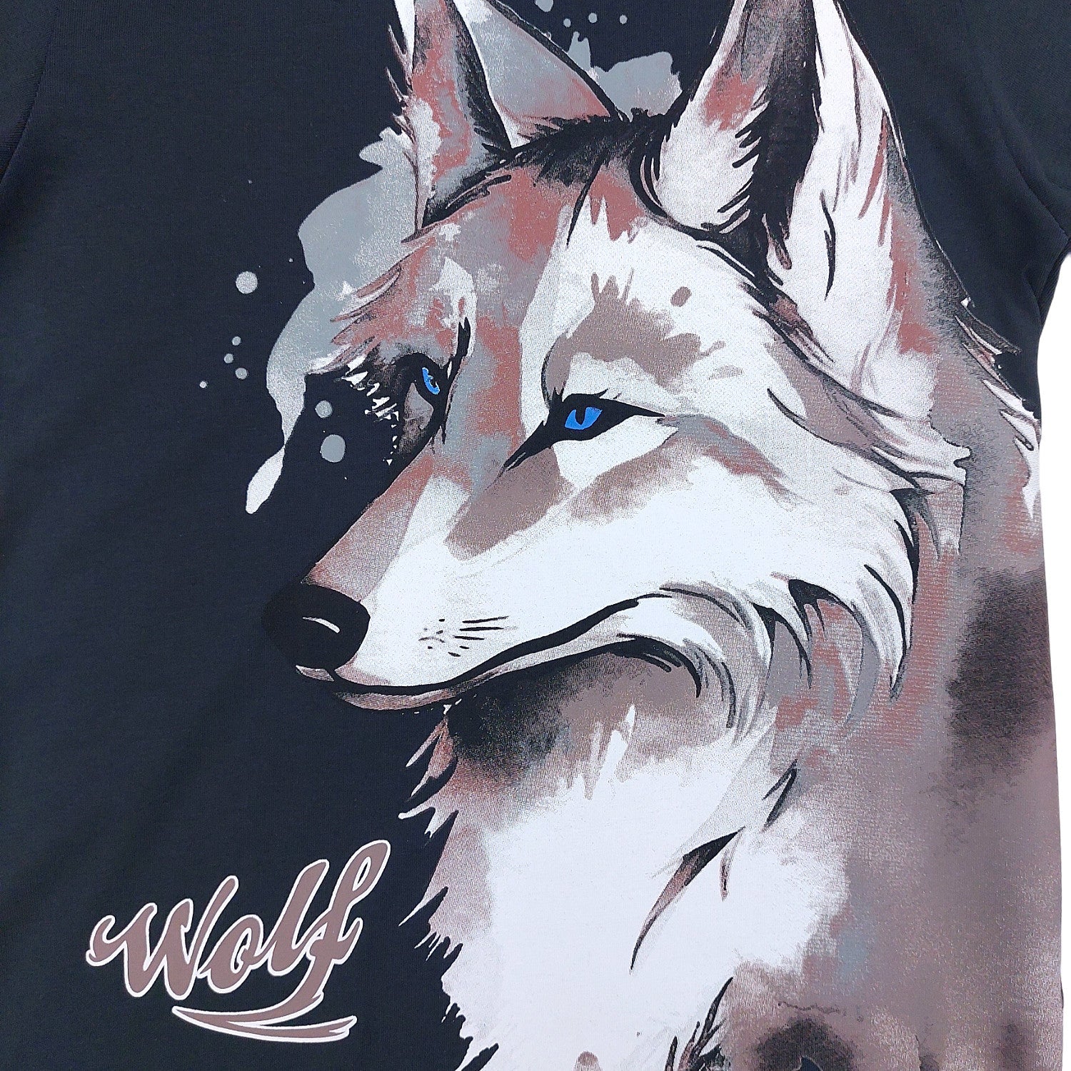 Komplet 2Cz. T-Shirt Szorty Wilk chłopak beż 1059-14524 GKMOC -  - #tag1# - #tag2# - #tag3# - #tag4#