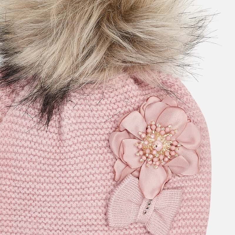 Komplet czapka komin rękawiczki dla dziewczynki Mayoral 10699-30 Nude -  - #tag1# - #tag2# - #tag3# - #tag4#