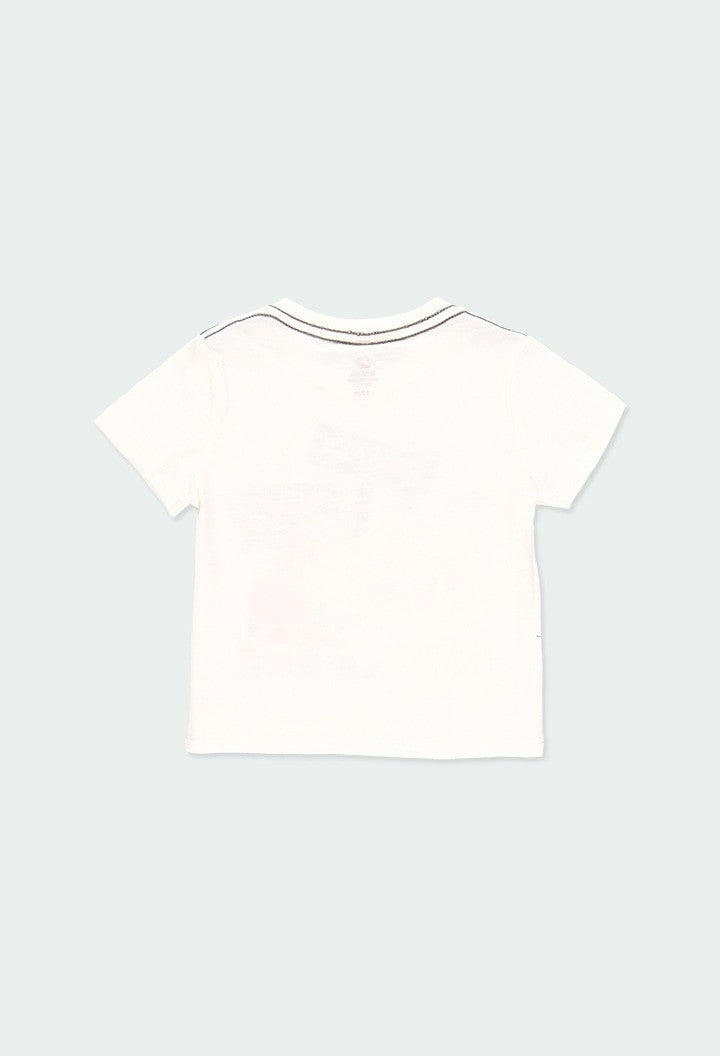 Koszulka dla chłopca Baby Boboli 344102-1111 kolor biały -  - #tag1# - #tag2# - #tag3# - #tag4#