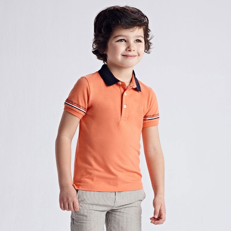 Koszulka polo dla chłopców Mayoral 3103-44 Morela -  - #tag1# - #tag2# - #tag3# - #tag4#