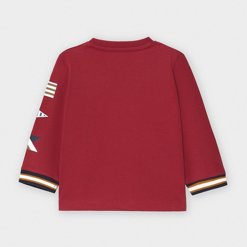 Koszulka z długim rękawem chłopięca Mayoral 2044-36 Bordowy -  - #tag1# - #tag2# - #tag3# - #tag4#