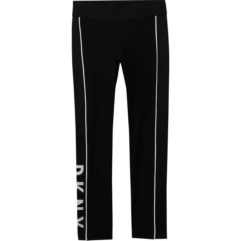 Leginsy dla dziewczynek DKNY D34A11-09B kolor czarny -  - #tag1# - #tag2# - #tag3# - #tag4#