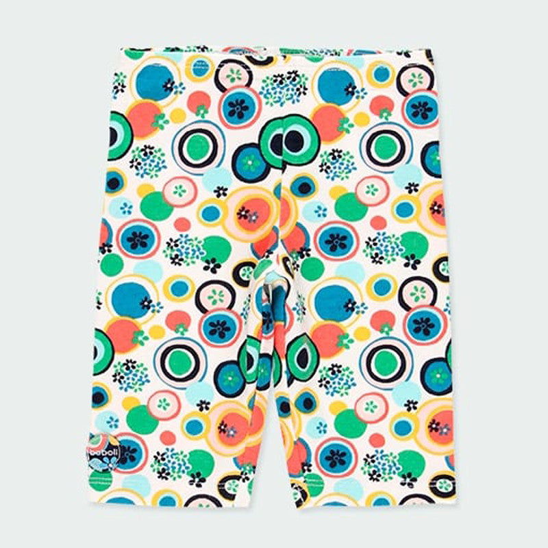 Leginsy z nadrukiem dla dziewczynki Boboli 224042-9825 kolor zielony -  - #tag1# - #tag2# - #tag3# - #tag4#