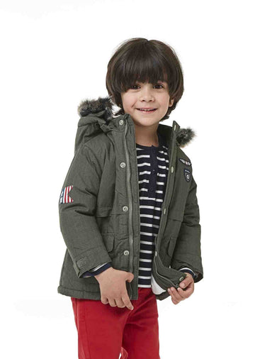 Losan 727-2003AC-184 kurtka parka kolor khaki -  - #tag1# - #tag2# - #tag3# - #tag4#