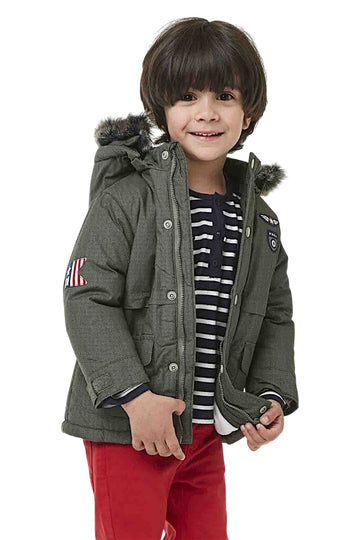 Losan 727-2003AC-184 parka jacket khaki