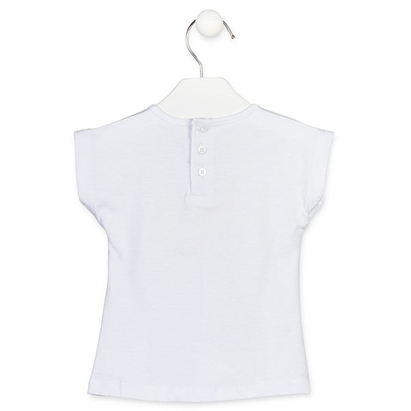 Losan T-Shirt na ramiączkach dziewczęcy Biały 918-1007AA-001 -  - #tag1# - #tag2# - #tag3# - #tag4#