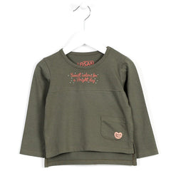 Losan blouse 626-1021AD color gray