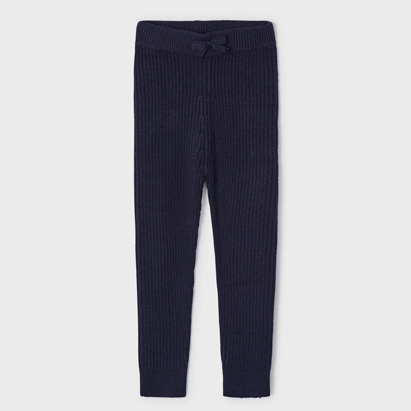 Mayoral 10329-58 Leginsy prążkowane dla dziewczyn kolor granatowy -  - #tag1# - #tag2# - #tag3# - #tag4#