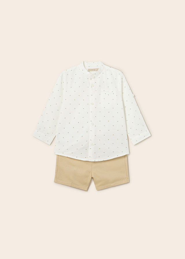 Mayoral 1297-78 Komplet elegancki chłopiec kolor beżowy -  - #tag1# - #tag2# - #tag3# - #tag4#