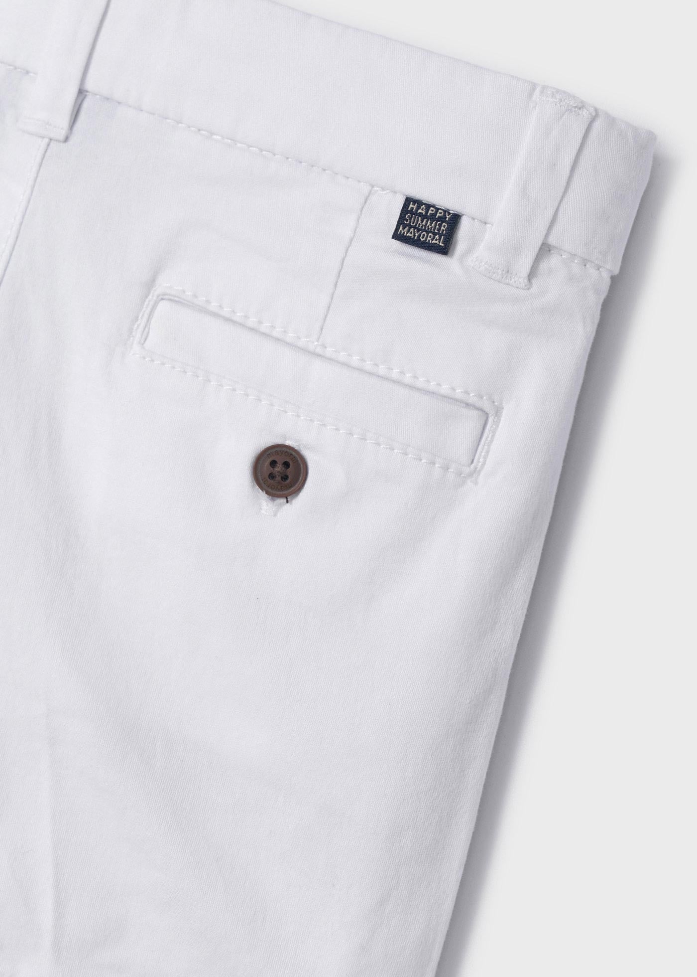 Mayoral 22-00207-039 Bermudy chino chłopiec 207-39 biały -  - #tag1# - #tag2# - #tag3# - #tag4#