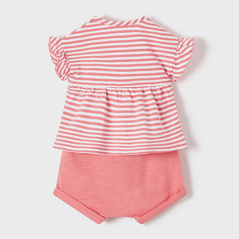 Mayoral 22-01623-083 Komplet 4 częściowy dzianina krótki dziewczynka 1623-83 różowy -  - #tag1# - #tag2# - #tag3# - #tag4#