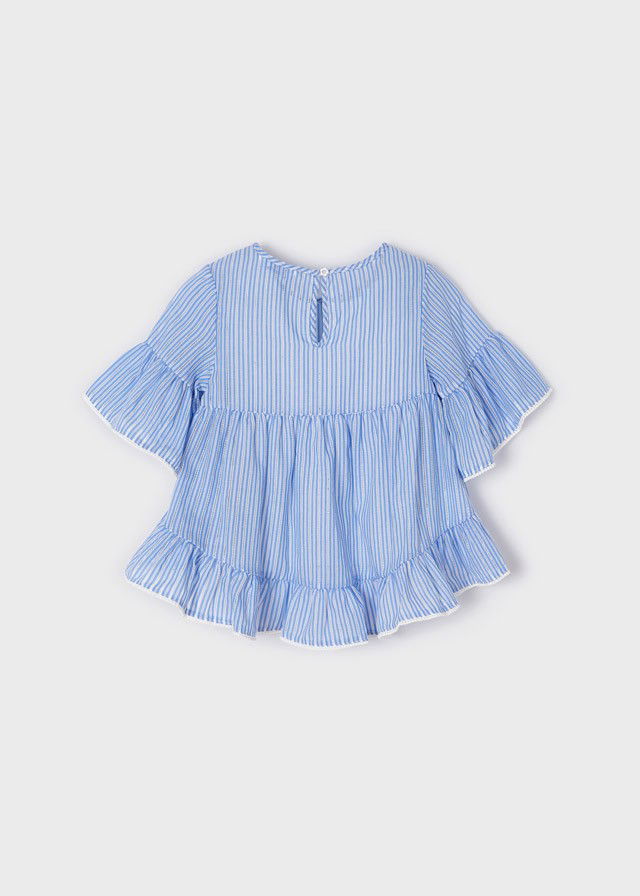 Mayoral 22-03135-066 Bluzka w paski dziewczynka 3135-66 capri -  - #tag1# - #tag2# - #tag3# - #tag4#