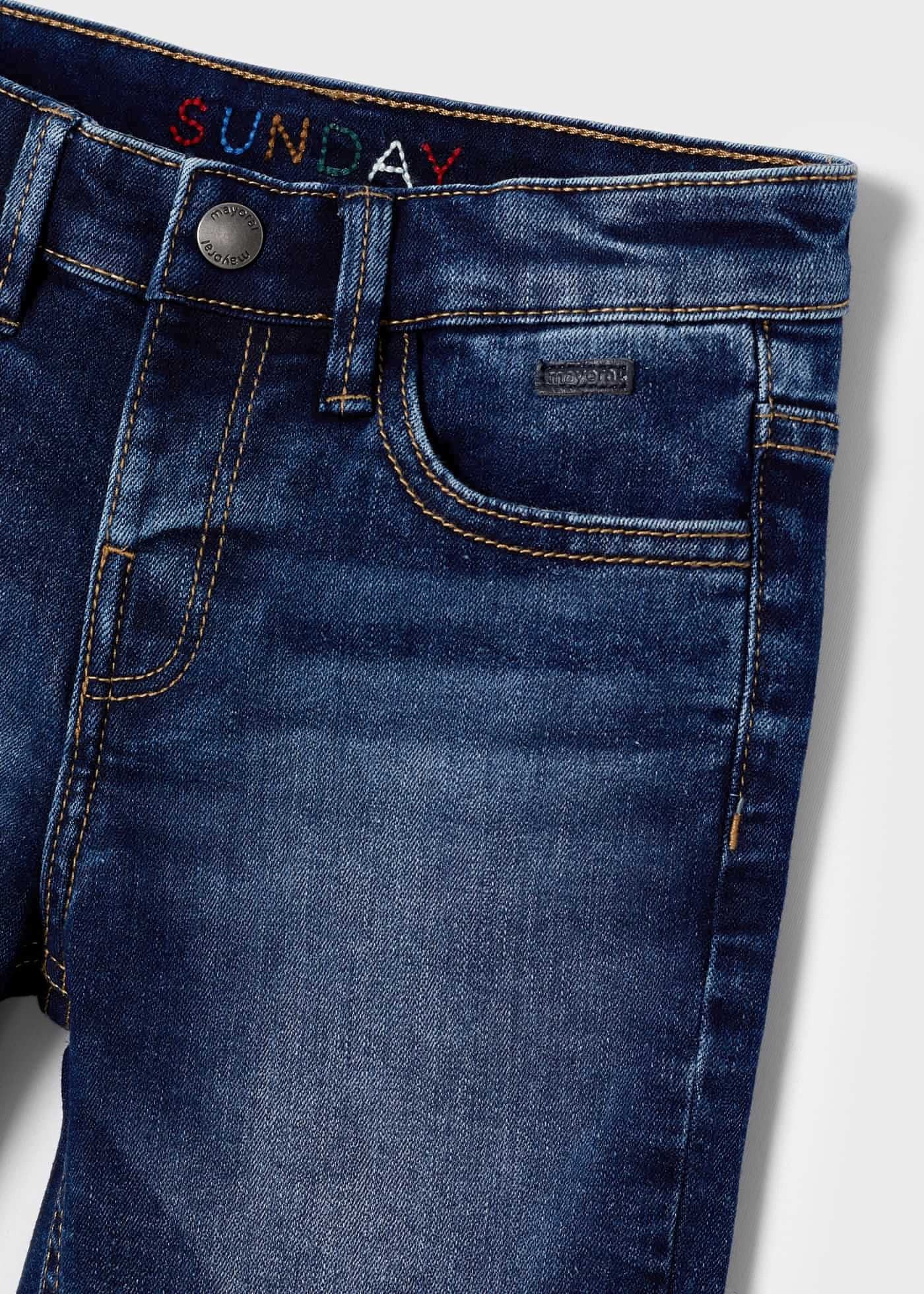 Mayoral 22-03258-056 Bermudy jeansowe chłopięce 3258-56 ciemny -  - #tag1# - #tag2# - #tag3# - #tag4#