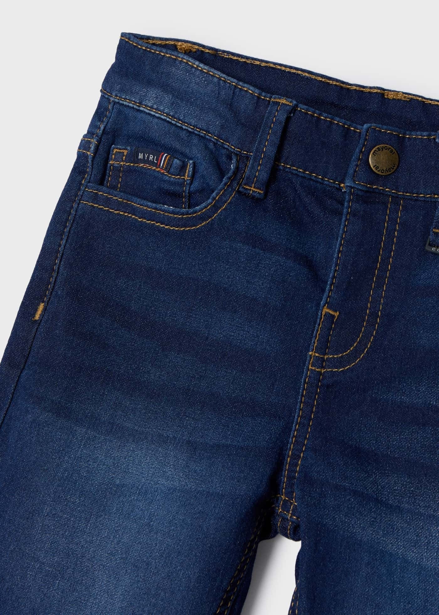 Mayoral 22-03261-030 Bermuda jeansowe dla chłopca 3261-30 ciemny -  - #tag1# - #tag2# - #tag3# - #tag4#