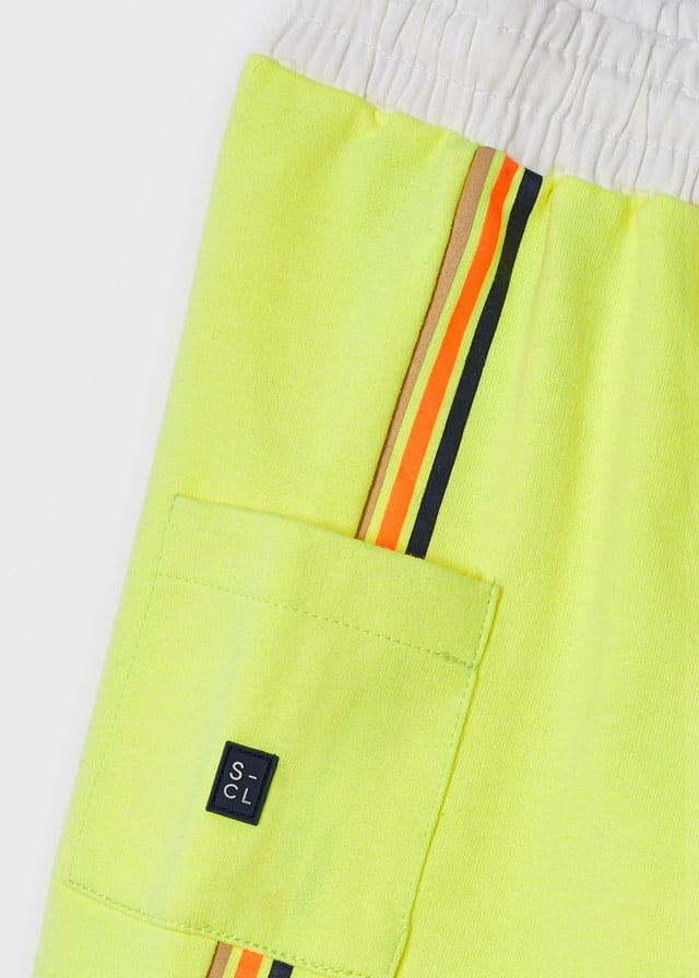 Mayoral 22-03266-089 Bermudy dla chłopca 3266-89 żółty fluor -  - #tag1# - #tag2# - #tag3# - #tag4#