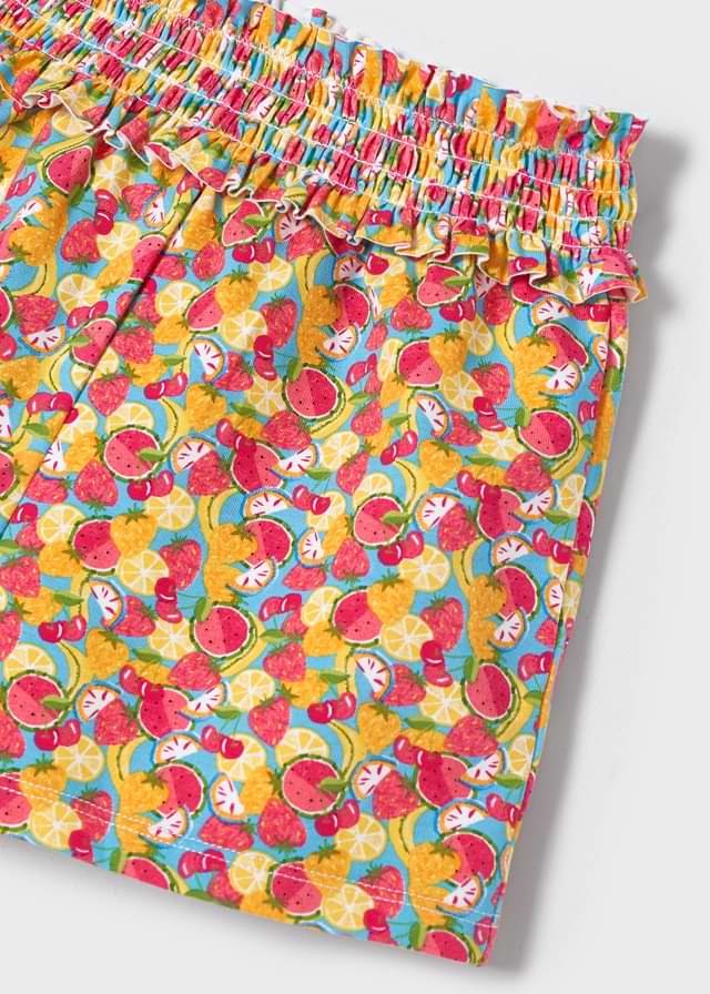 Mayoral 22-03280-087 Komplet 2 pary szortów dziewczynka 3280-87 turkus -  - #tag1# - #tag2# - #tag3# - #tag4#