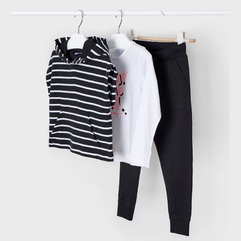 Mayoral 22-03840-070 Dres 3-częściowy dziewczęcy 3840-70 czarny -  - #tag1# - #tag2# - #tag3# - #tag4#