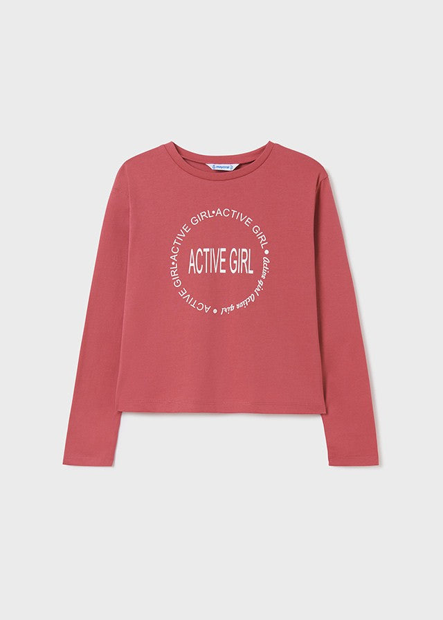 Mayoral 22-06839-078 Dres 3-częściowy z koszulką dziewczynka 6839-78 różowy -  - #tag1# - #tag2# - #tag3# - #tag4#