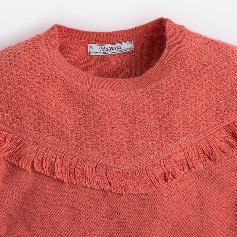 Mayoral 4326-69 Sweter trykot kolor Cegła -  - #tag1# - #tag2# - #tag3# - #tag4#