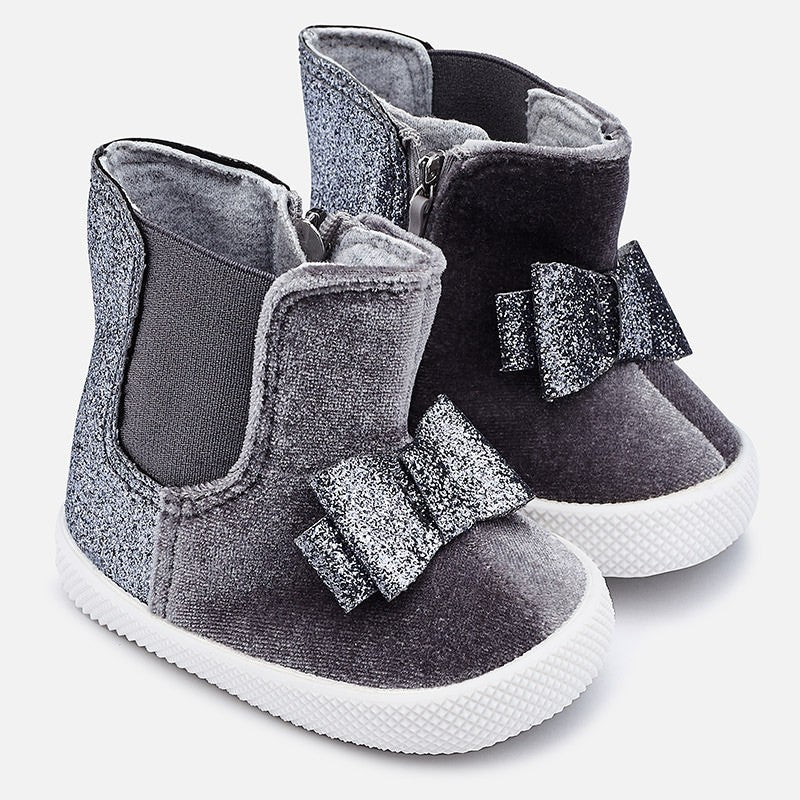 Mayoral 9934-82 Botki dziewczęce chelsea kolor szary/srebrny -  - #tag1# - #tag2# - #tag3# - #tag4#