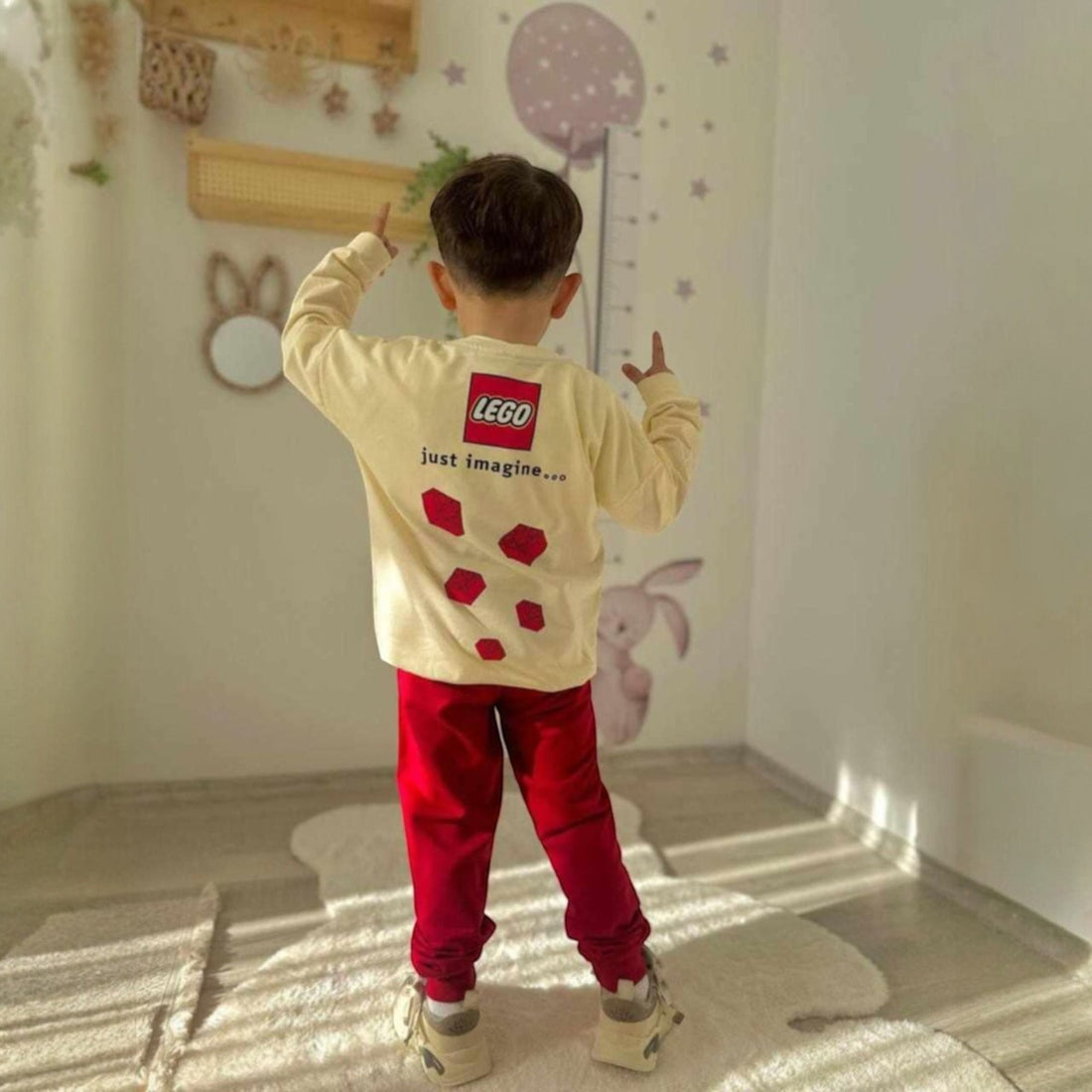 Dres klocki chłopięcy czerwony Jeliboom 2593-22125-18