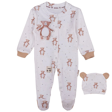 Pajacyk unisex beż 1102-24624 GKMOU -  - #tag1# - #tag2# - #tag3# - #tag4#