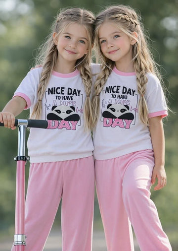 T-shirt dziewczęcy biały Qba 5116-9526