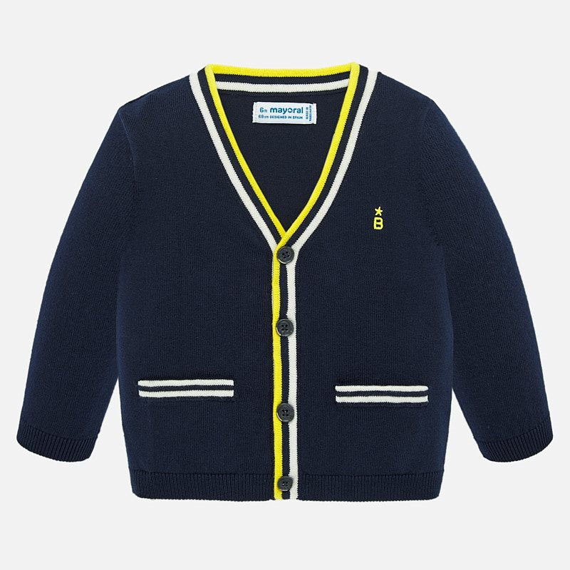 Boy's cardigan, navy blue, Mayoral 1324-90