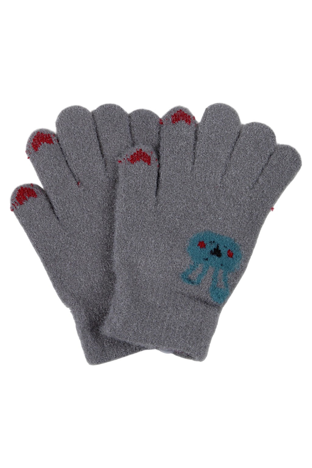 Rękawiczki dziewczęce szare Euro Gloves D-229-91025