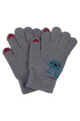 Rękawiczki dziewczęce szare Euro Gloves D-229-91025