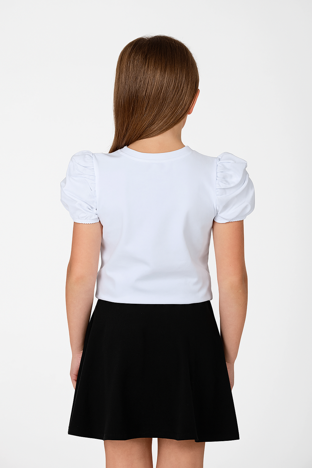 Formal blouse MM girl white Mała Mi 2826-6525-3