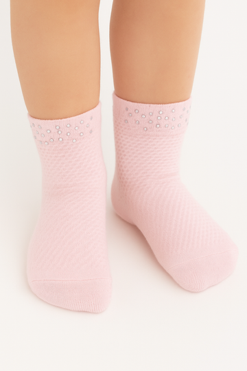 Pier Lone P-1935-3625-40 Girls' Pink Scented Socks