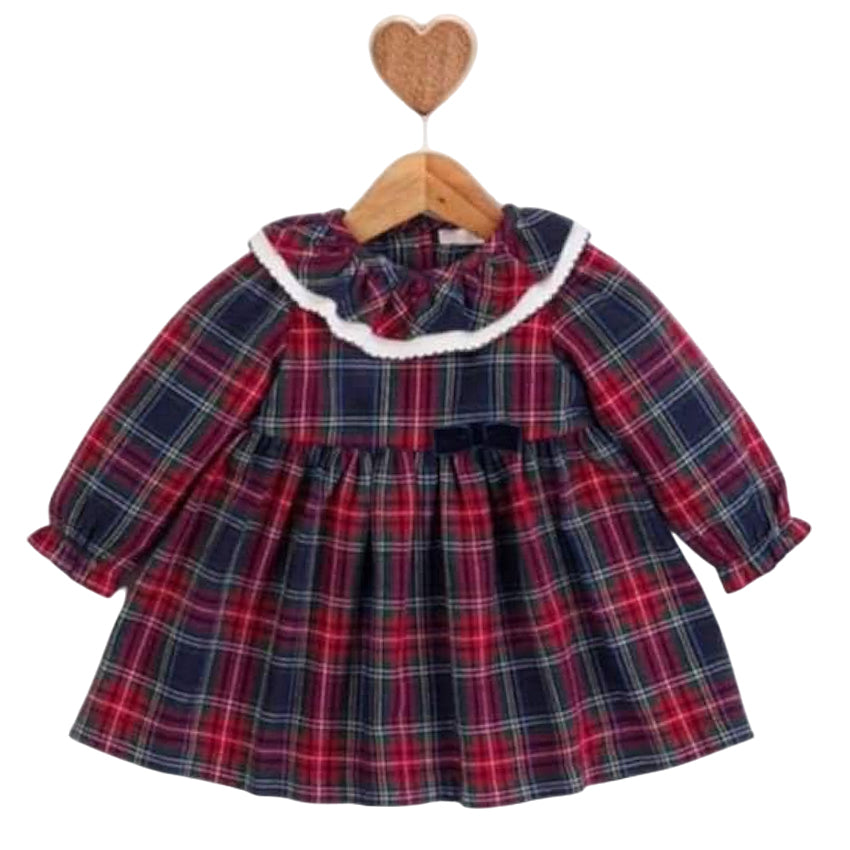 Christmas dress for girls navy blue Baby Rose 4692-231024