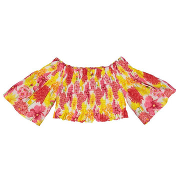 Trybeyond Floral Blouse Junior Girl 40493-00 95Z Pink/Yellow