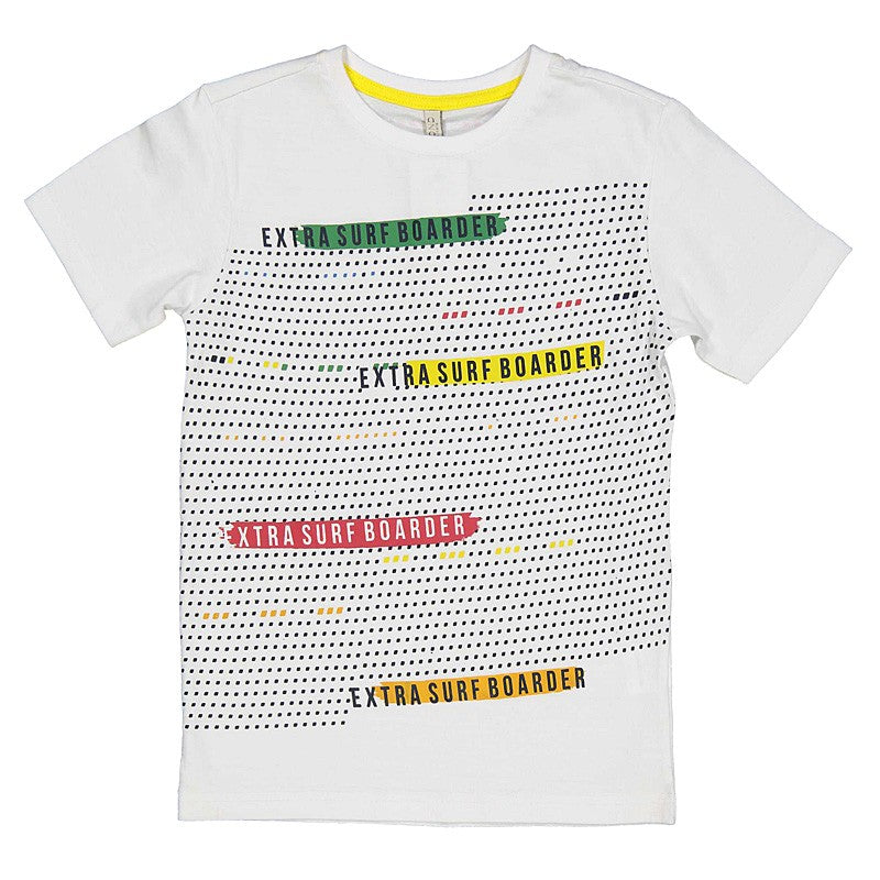 Trybeyond Short Sleeve T-Shirt Junior Boy 44391-00 15A White