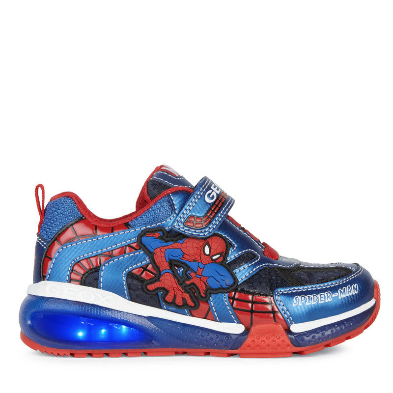 Boys' Spider-Men sneakers Geox J26FEB-011CE-C4226 color NAVY/ROYAL