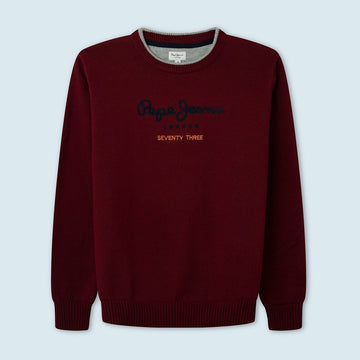 Pepe Jeans Sweater with logo MICHAEL junior boy PB701112-287 CURRANT