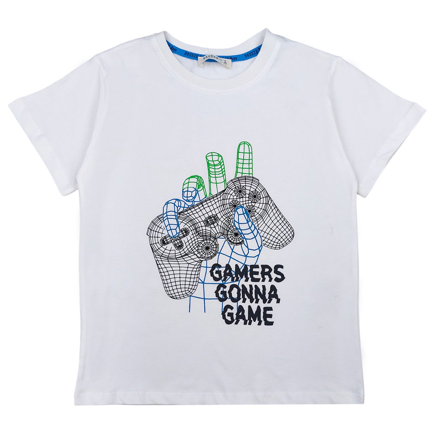 T-Shirt Gamers Boy White 19262-26424 GKMOC