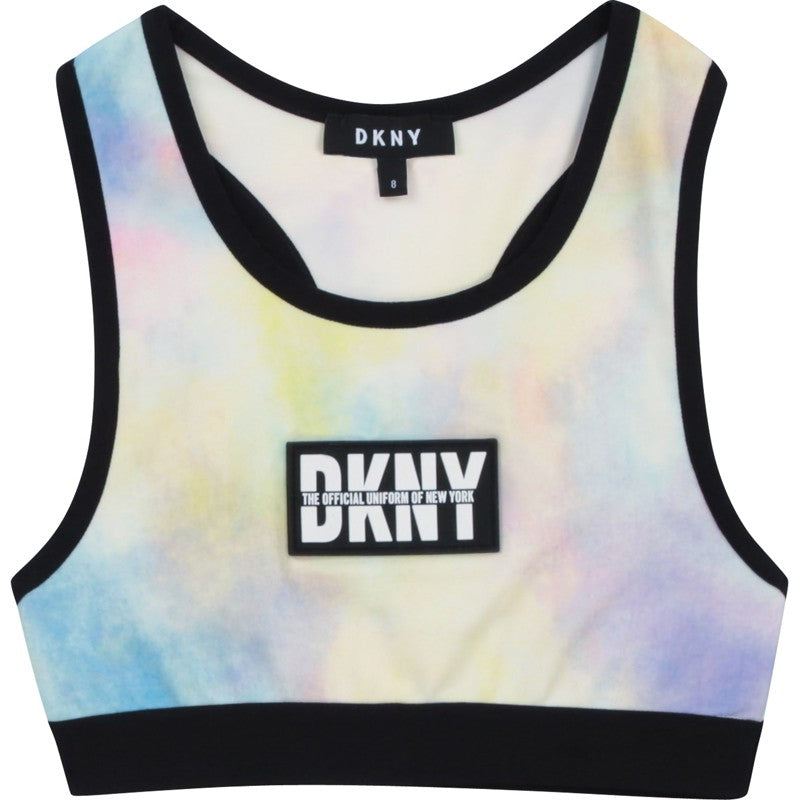 Girls' sports top DKNY D35R18-Z40 rainbow color