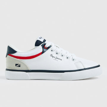 Pepe Jeans Sneakers KENTON CLASS BOY SS22 junior boy PBS30511-800 WHITE