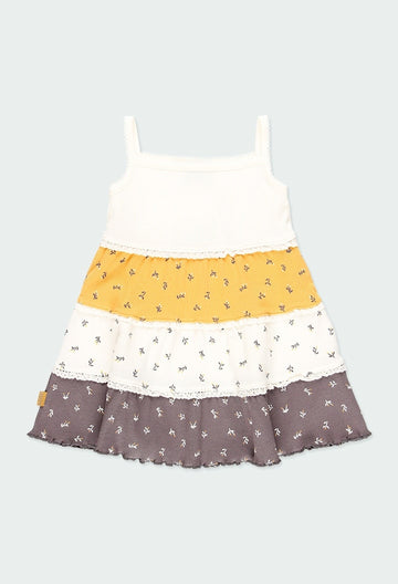 Dress for girls Boboli 214108-1111 color white