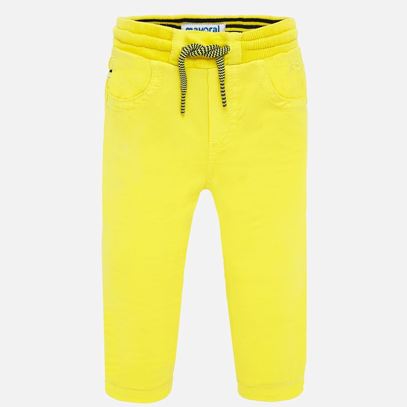 Mayoral 1547-67 Boys' Trousers with Cuffs Yellow