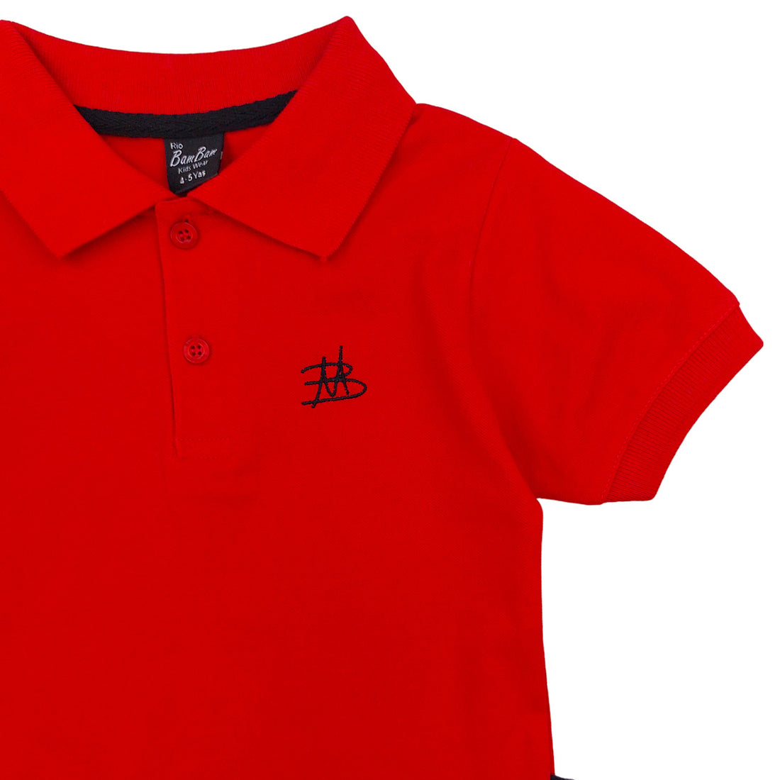 Polo Koszulka chłopak czerwony 2302-7524 GKMOC