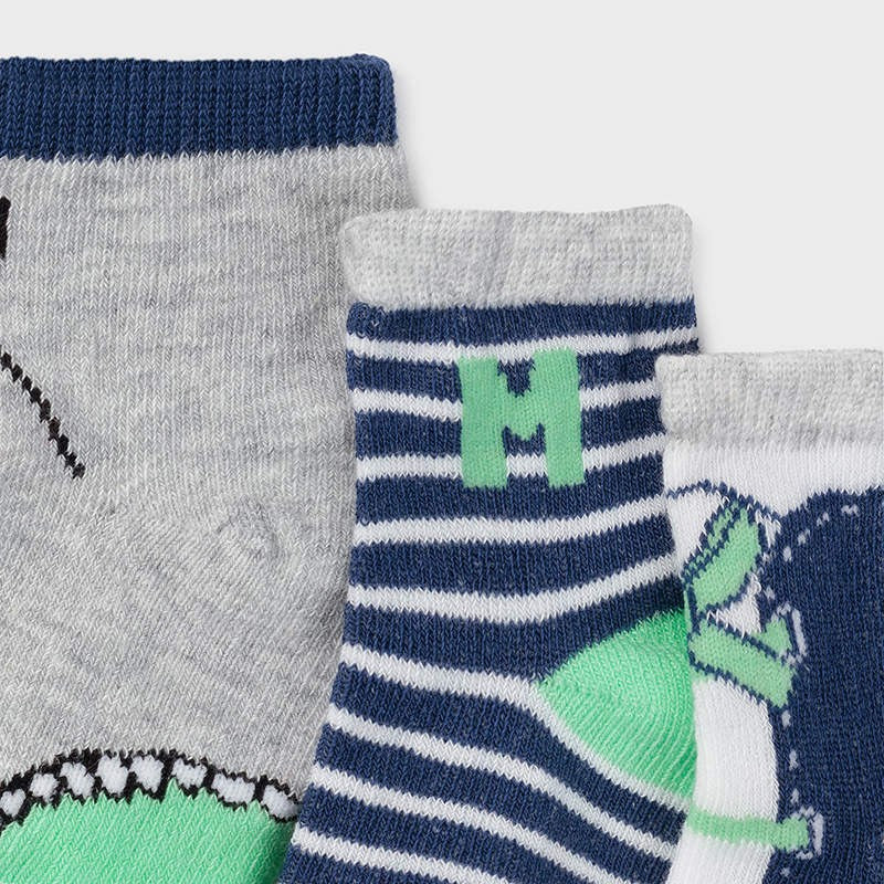 Mayoral 9363-20 Green 6-Pair Boys Socks Set