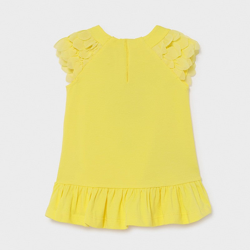 Girl's Ruffle Dress Mayoral 1975-19 Yellow