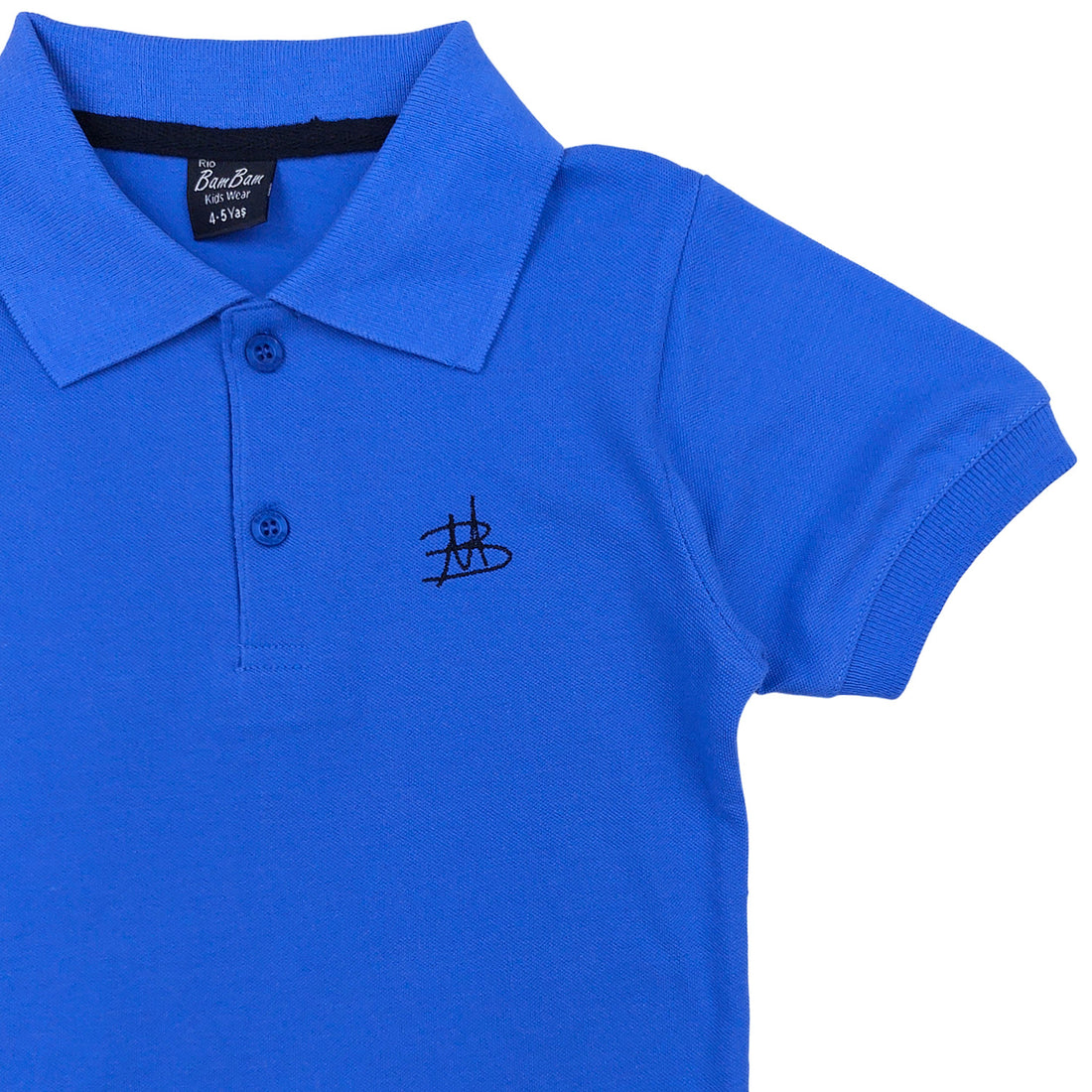 Polo Koszulka chłopak niebieski 2302-7524 GKMOC