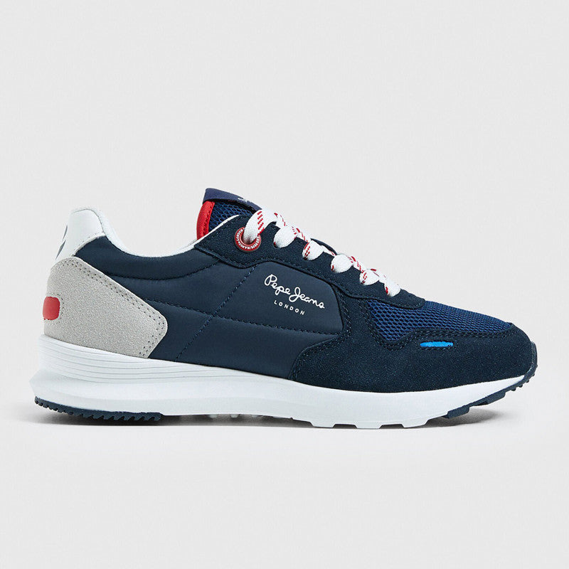 Pepe Jeans Sneakersy YORK BASIC BOY SS22 junior boy PBS30515-595 NAVY