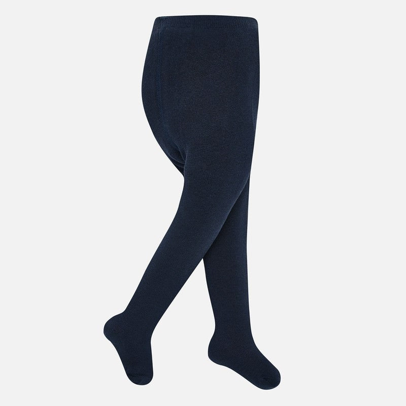 Warm smooth tights for girls Mayoral 10669-40 Navy blue