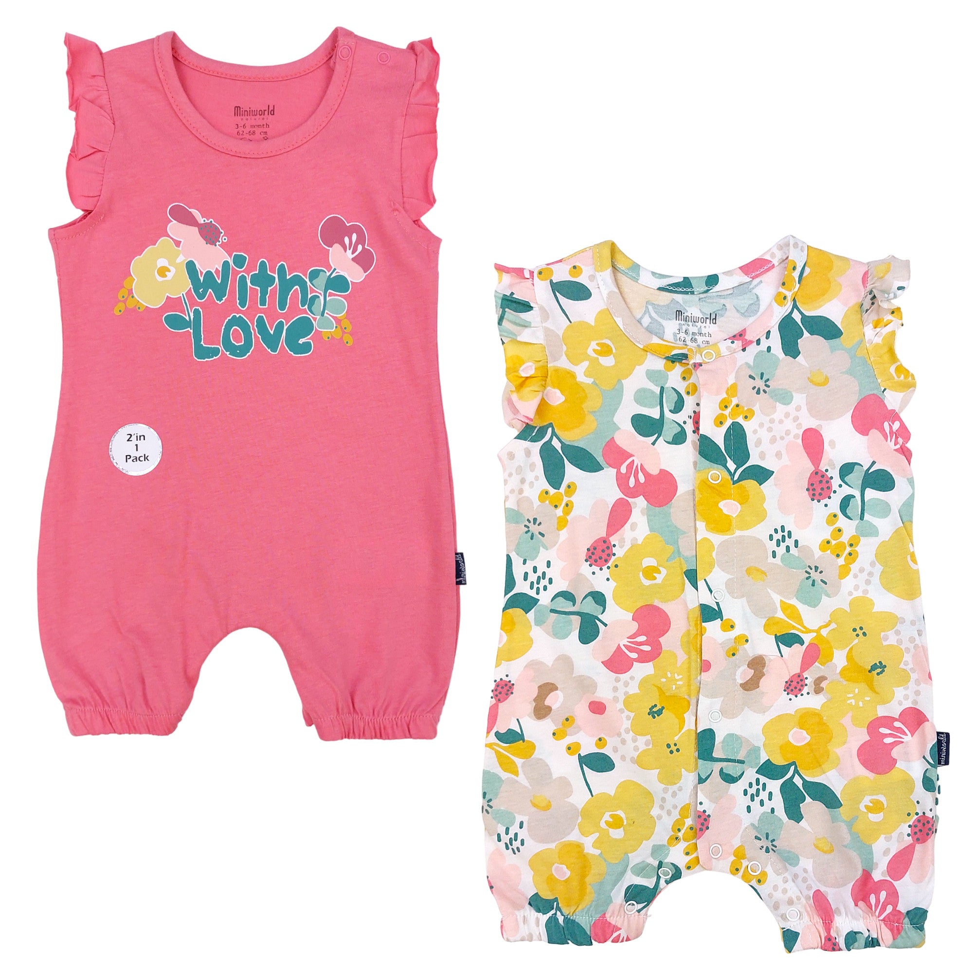 Rompers With Baby 2 Pack girl fango 18208-28524 GKMOD